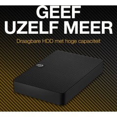 Seagate STKM1000400 1TB External Hard Drive - Fast USB Type-A 3.1 Gen 1 - Sleek Black Design - Reliable Storage Solution